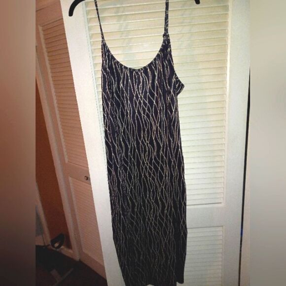 Plus Size Full Line Pattern Cami Dress sz 3x - Picture 6 of 7